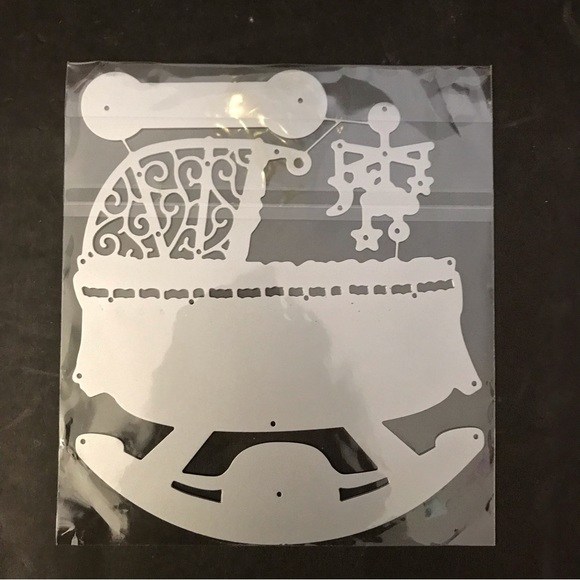 3D Baby Cradle thinlit die - Picture 3 of 9